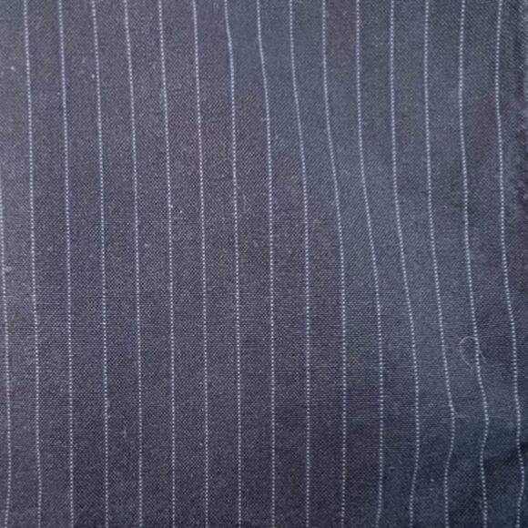 Gap Twill Blazer Mens Medium Navy Blue Pin Striped Preppy Summer Casual Nautical - Picture 2 of 13